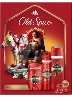 Cenově Výhodný Old Spice dárková sada Epic Legend (sprchový gel + deostick + deosprej)