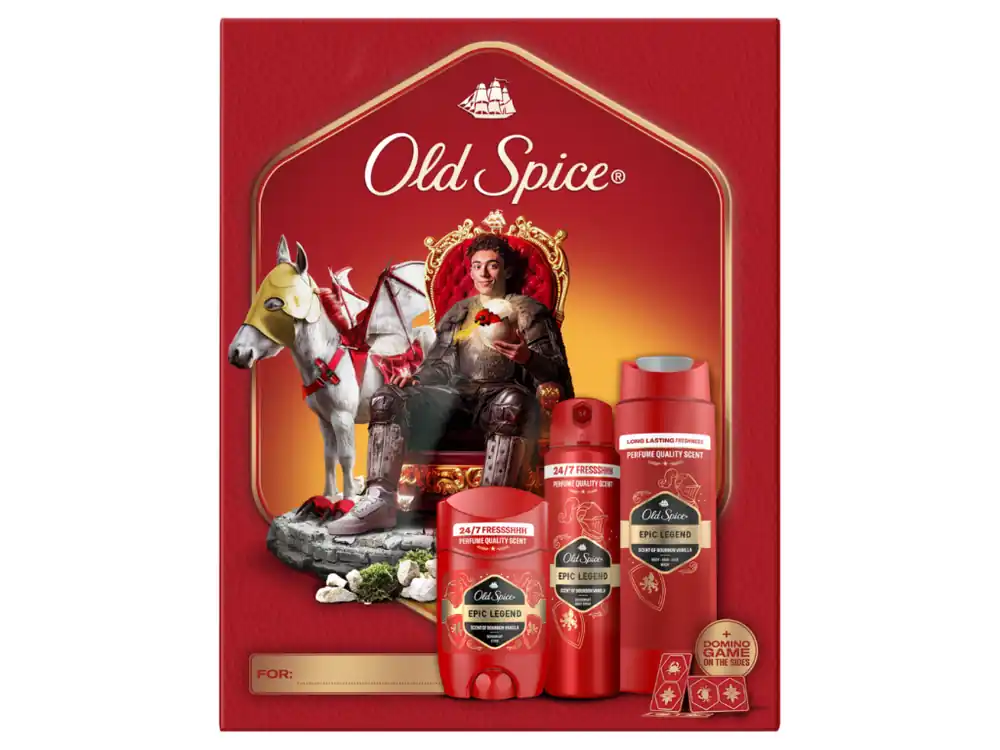 Cenově Výhodný Old Spice dárková sada Epic Legend (sprchový gel + deostick + deosprej)