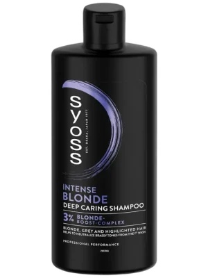 Syoss šampon 440 ml Intense Blond Finální Výprodej