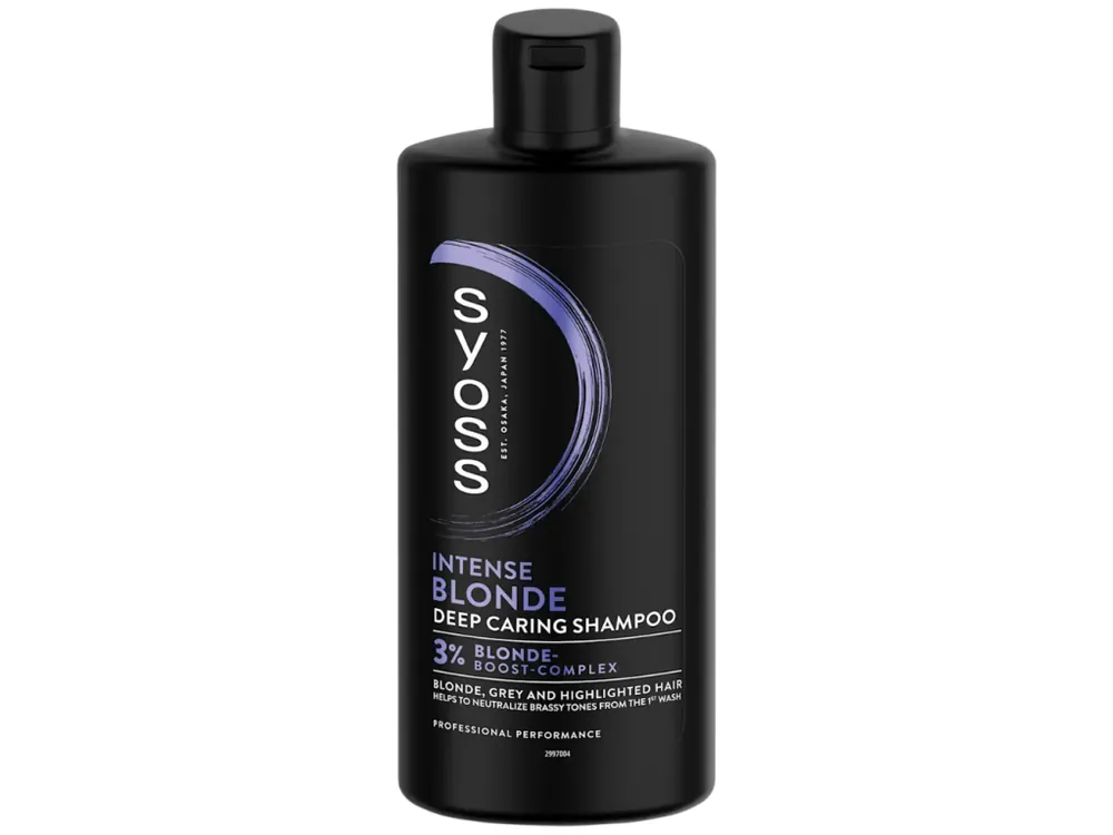 Syoss šampon 440 ml Intense Blond Finální Výprodej