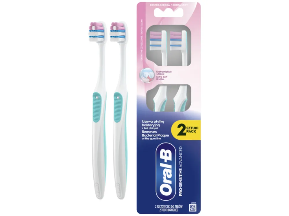 Poslední Šance Oral-B zubní kartáček Pro-sensitive Advanced Extra Soft 2 ks