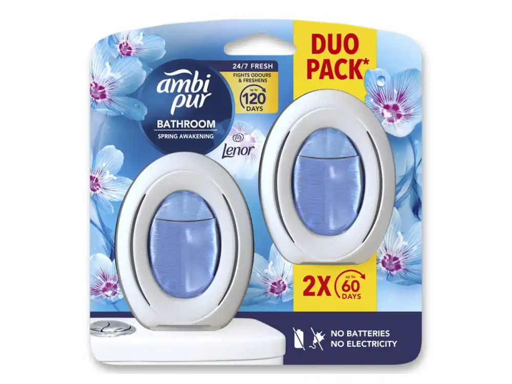 Finální Výprodej Ambi Pur Bathroom osvěžovač vzduchu 2 x 8 ml Spring Awakening