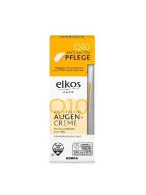 Elkos Face oční krém proti vráskám s koenzymem Q10 15 ml Ověřený
