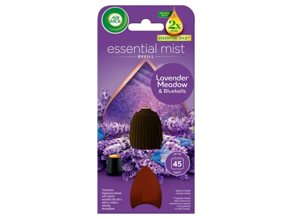 Air Wick Essential Mist náplň 20 ml Lavender Meadow & Bluebells Sezónní Sleva