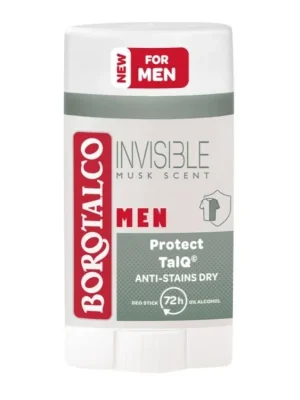 Značkový Borotalco Men deodorant stick 40 ml Invisible Musk Scent