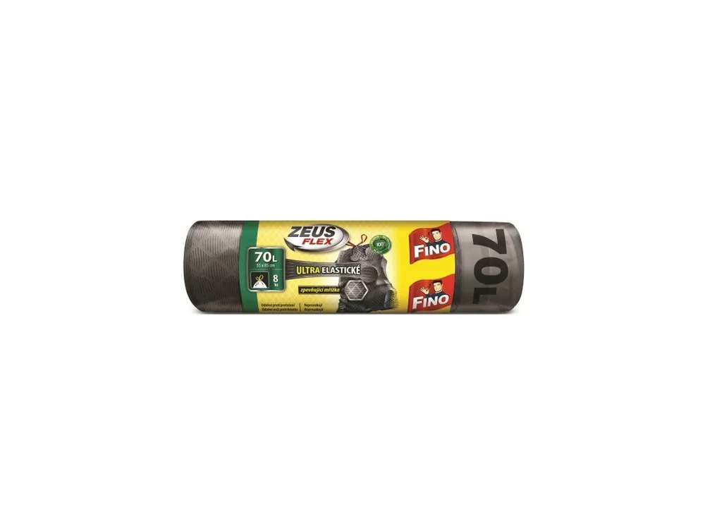 Výprodej Fino 70 l pytle na odpad 8 ks 55x85 cm Zeus Flex