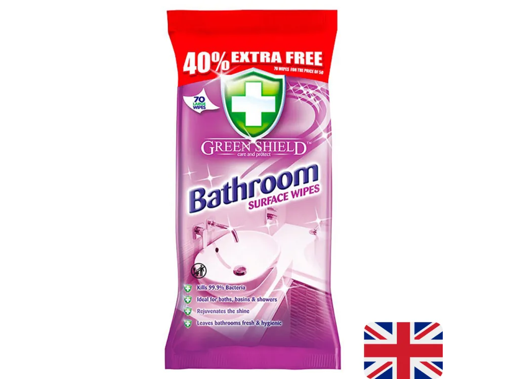 Kup Teď Green Shield čistící ubrousky 70 ks Bathroom