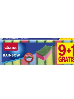 Top Prodej Vileda houbičky Rainbow 9+1 ks zdarma
