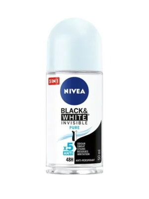 Vysoce Kvalitní Nivea antiperspirant roll-on 50 ml Invisible for Black & White Pure