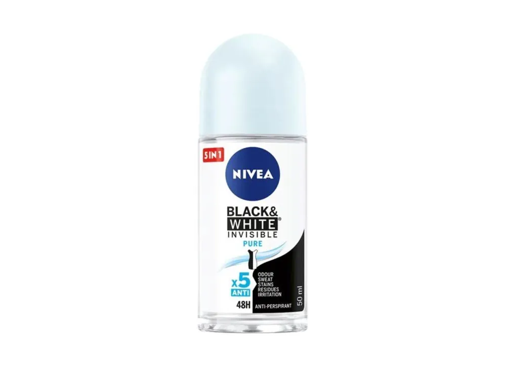 Vysoce Kvalitní Nivea antiperspirant roll-on 50 ml Invisible for Black & White Pure