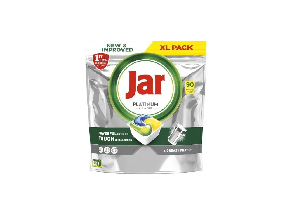 Novinka Jar tablety do myčky 90 ks Platinum Lemon