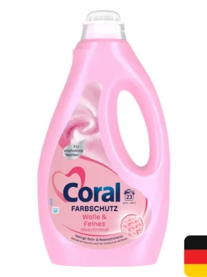Coral prací gel 23 dávek Wolle & Feines 1,15 l Horká Nabídka