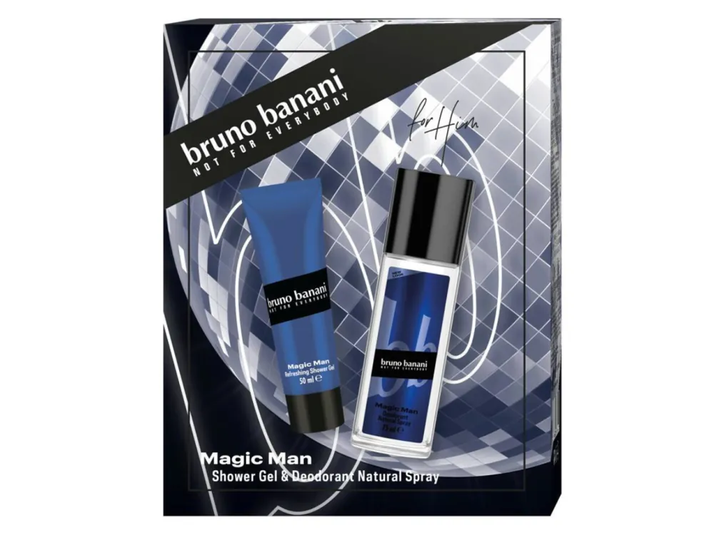 Autentický Bruno Banani dárková sada Magic Man (DNS 75 ml + sprchový gel 50 ml)