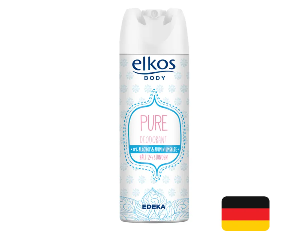 Časově Omezené Elkos Body deospray 200 ml Pure