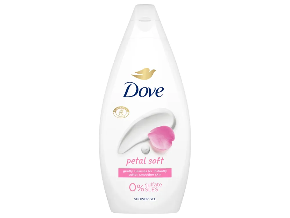 Víkendová Akce Dove sprchový gel 450 ml Petal Soft
