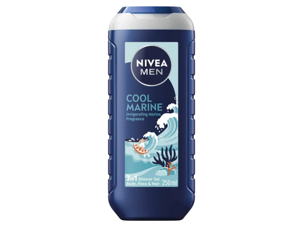 Rychlé Dodání Nivea Men sprchový gel 250 ml Cool Marine