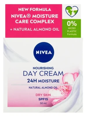 Nivea denní krém 50 ml Výživný pro suchou pleť SPF 15Suchá pleť Autentický