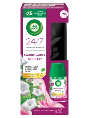 Air Wick Freshmatic strojek s náplní 250 ml Jemný satén a měsíční lilie Top Prodej