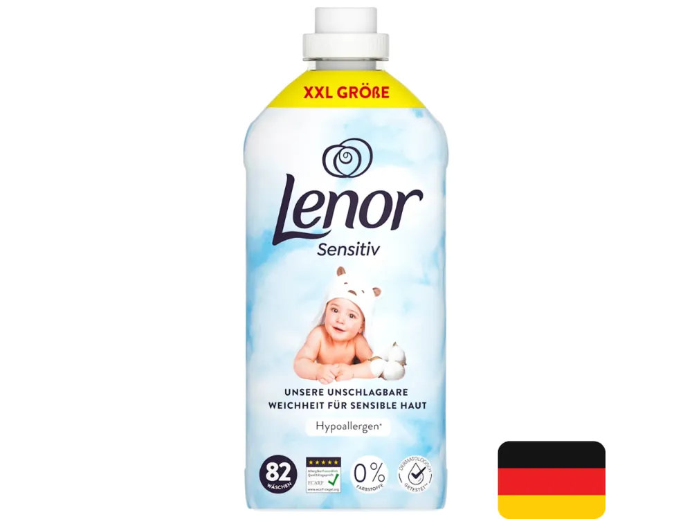 Lenor aviváž 82 pracích dávek Sensitiv 1,722 l Akční Cena