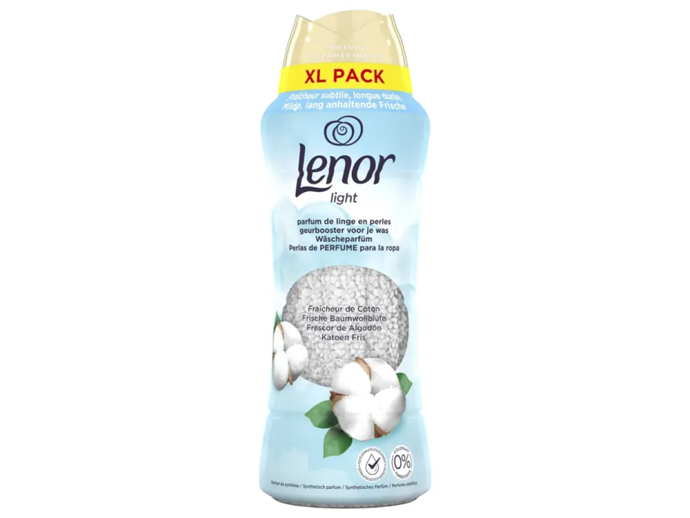 Lenor vonné perličky 495 g Light Cotton Fresh Dokud Zásoby Vydrží