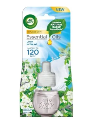 Air Wick Electric náplň 19 ml Essential Oils vůně Prádlo ve vánku Časově Omezené