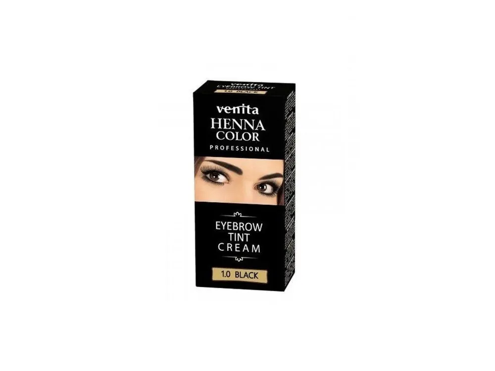 Venita Henna Color barva na obočí 30 ml černá 1.0 Zlevněný