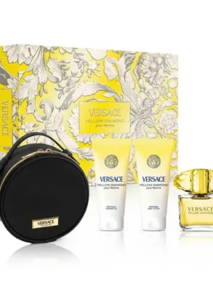 Originální Versace Yellow Diamond EDT 90 ml + SG 100 ml + BL 100 ml + kosmetická taška W