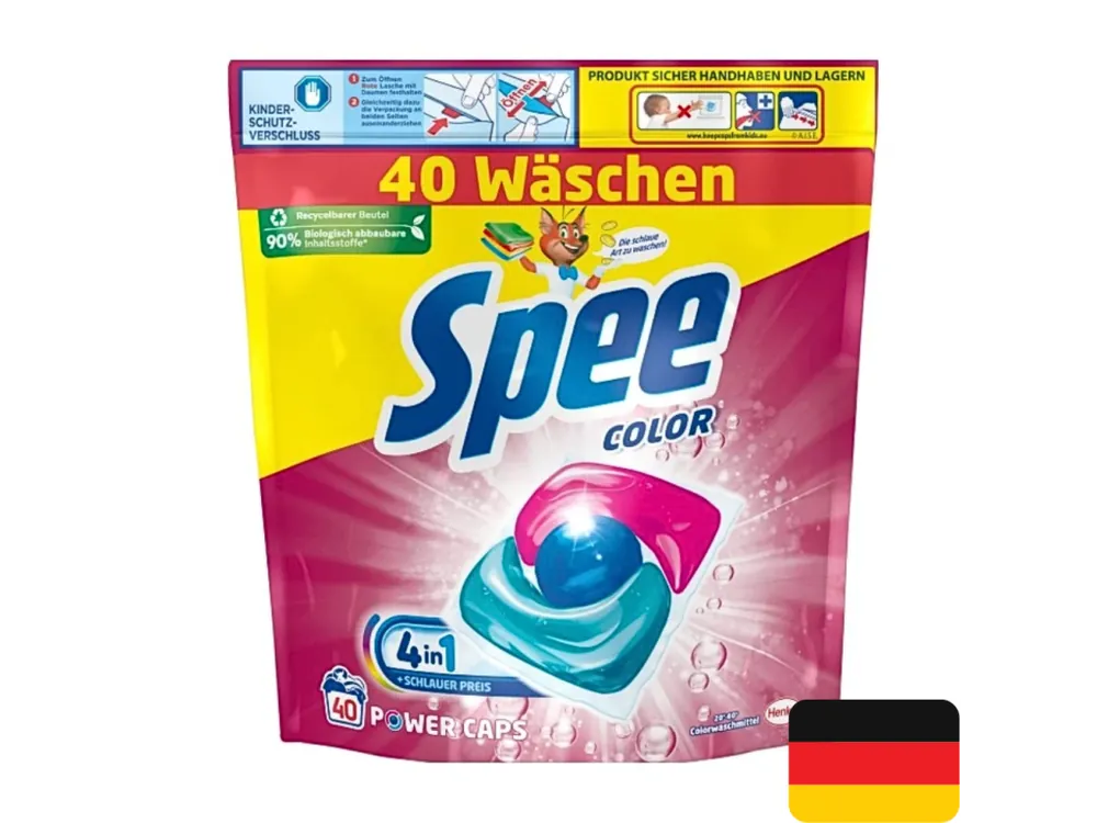 Spee gelové kapsle 40 ks Color 480 g Speciální Cena