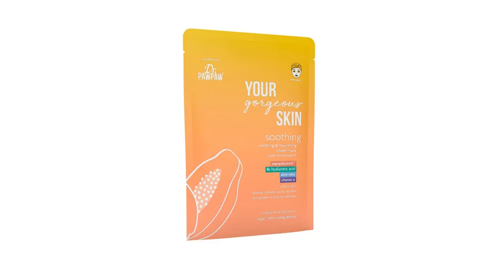 Dr. PAWPAW Your Gorgeous Skin Soothing Sheet Mask 25 ml Rychlé Dodání