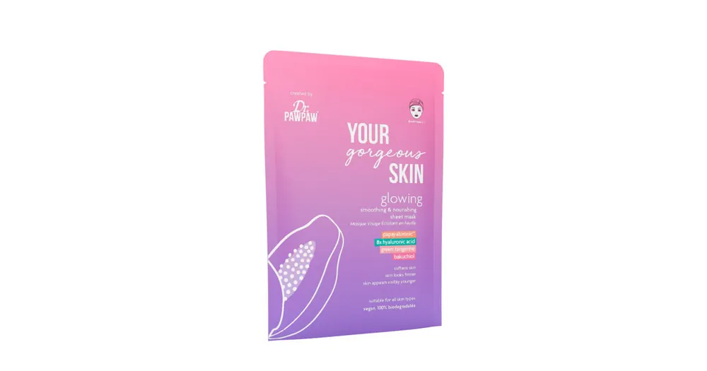 Dr. PAWPAW Your Gorgeous Skin Glowing Sheet Mask 25 ml Nejlepší Volba
