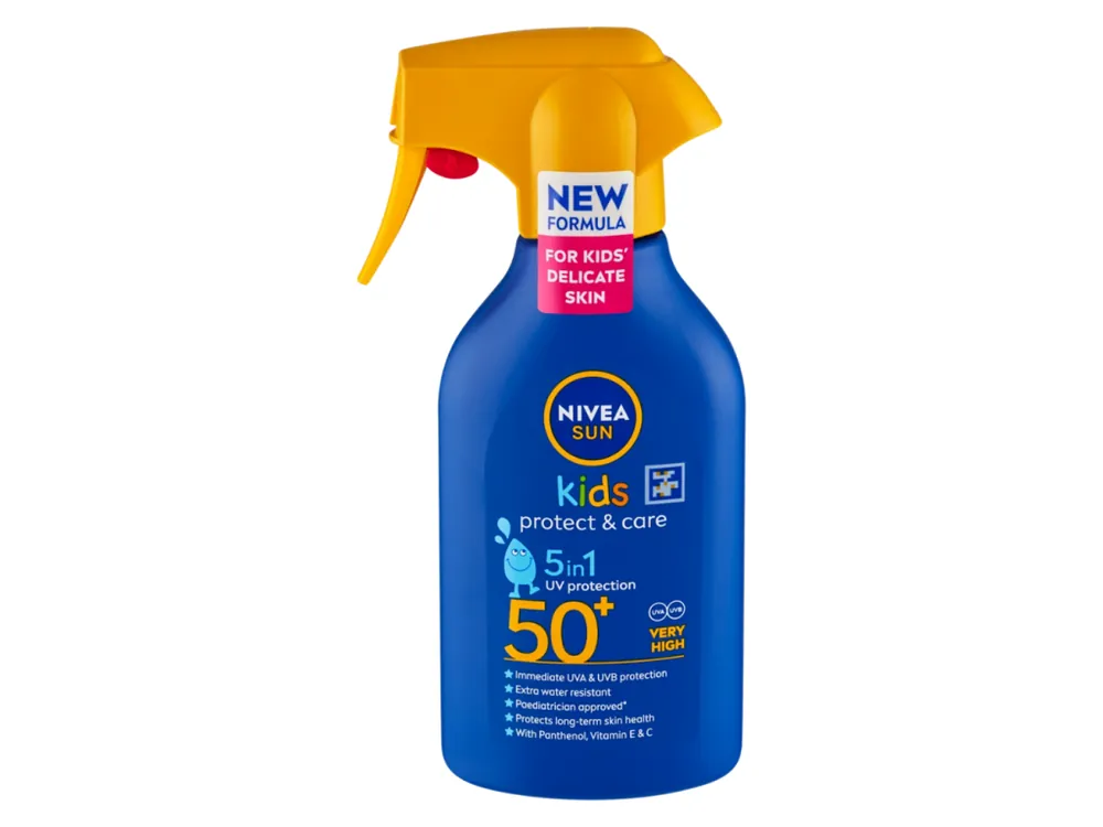 Nivea Sun Kids Protect & Care sprej na opalování SPF 50+ 270 ml Hit Sezóny