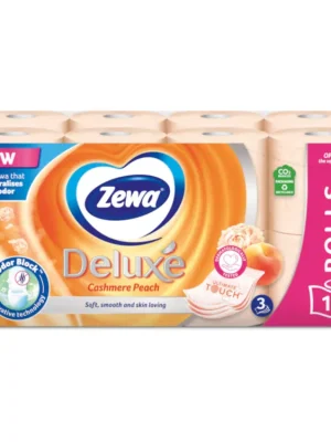 Značkový Zewa toaletní papír 16 ks Deluxe Cashmere Peach 3-vrstvý