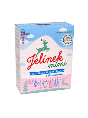 Jelínek mimi prací prášek 60 dávek s Panthenolem 3 kg Nejlepší Cena