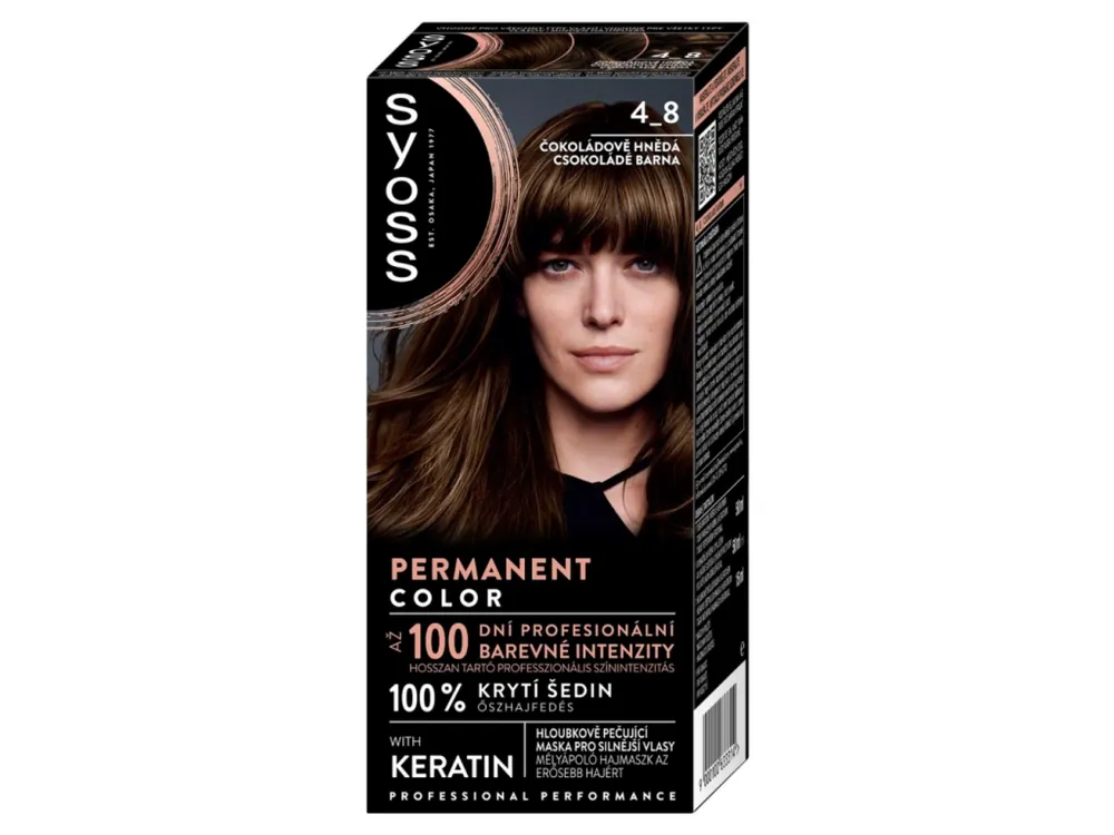 Výprodej Syoss barva na vlasy Professional Performance 4-8 Čokoládově hnědá