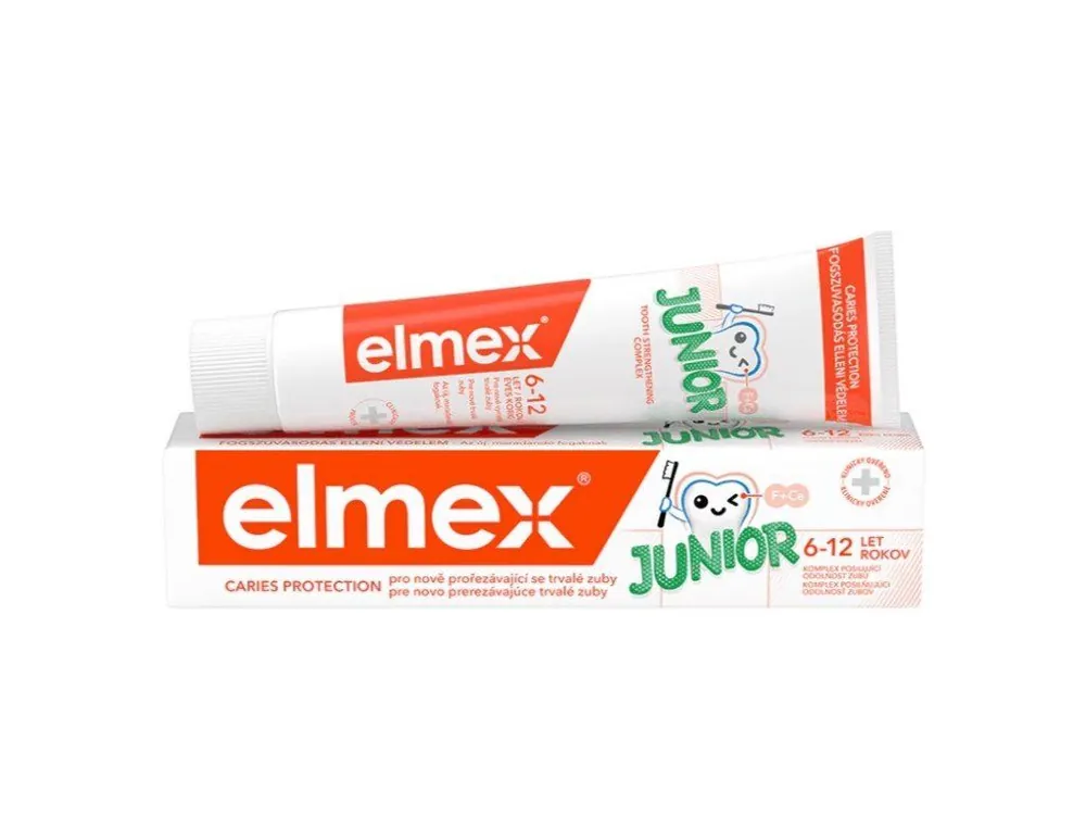 Ověřený Elmex zubní pasta 75 ml Junior 6-12 let