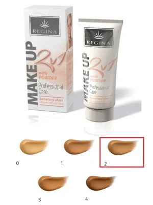 Cenová Bomba Regina Make-up s pudrem 2v1 40 g odstín č. 2