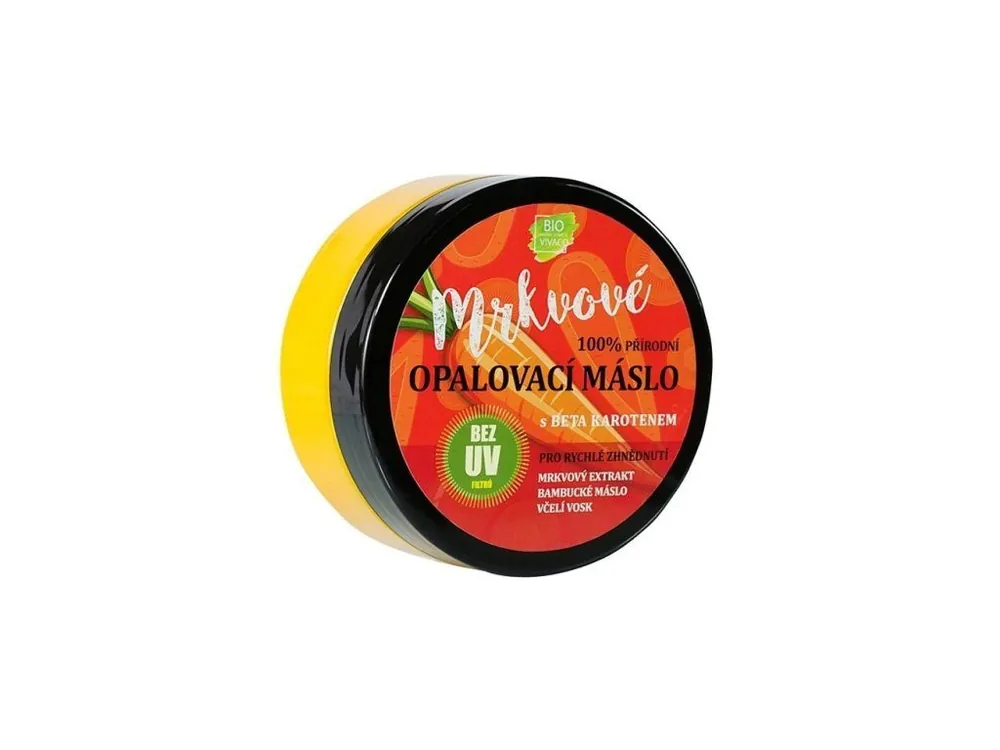 Rychlé Dodání Vivaco Bio mrkvové opalovací máslo s Beta Karotenem SPF0 150 ml