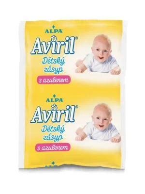 Aviril dětský zásyp s azulenem náhradní náplň 100 g Výprodej