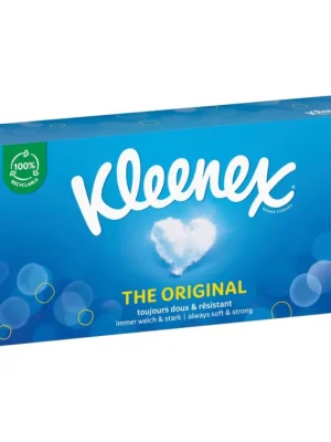 Kleenex papírové kapesníky BOX 72 ks 3-vrstvé Original Vysoce Kvalitní