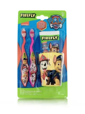 Dokud Zásoby Vydrží Nickelodeon Firefly Paw Patrol Dental Set Soft 3+ (Red and Pink)