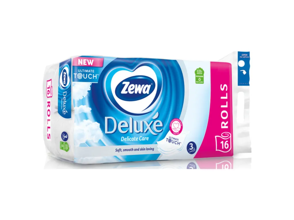 Must-Have Zewa toaletní papír 16 ks Deluxe Delicate care 3-vrstvý