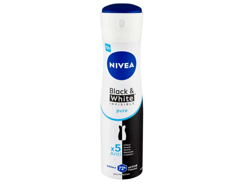 Nivea antiperspirant sprej 150 ml Invisible Black & White Pure Aktuální