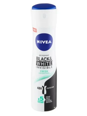 Aktuální Nivea antiperspirant sprej 150 ml Invisible Black & White Fresh