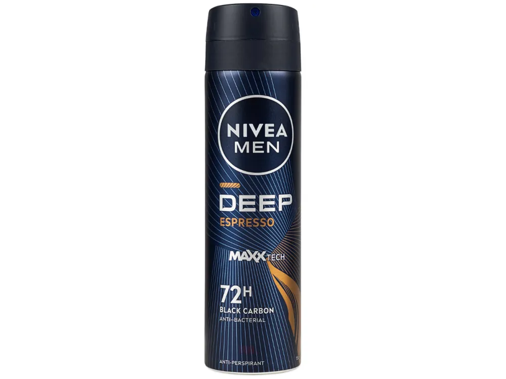 Vysoce Kvalitní Nivea Men antiperspirant sprej 150 ml Deep Espresso Black Carbon