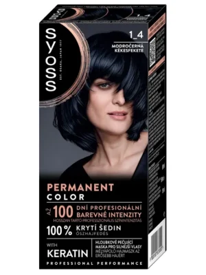 Syoss barva na vlasy Professional Performance 1-4 Modročerná Kup Teď