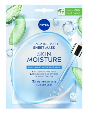 Nejprodávanější Nivea pleťová maska textilní hydratační 1 ks Skin Moisture