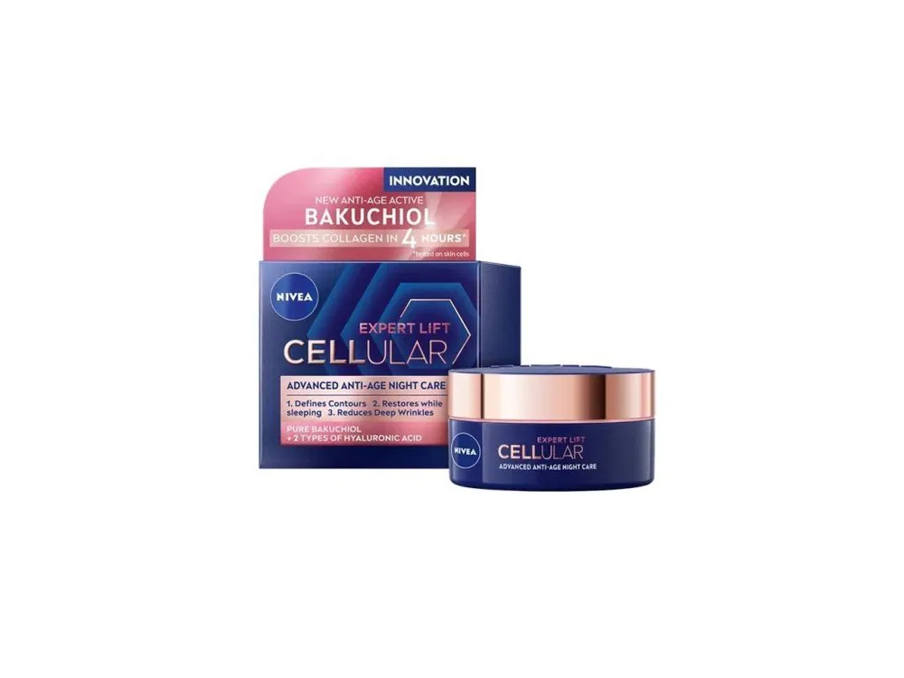 Dokud Zásoby Vydrží Nivea noční krém 50 ml Hyaluron Cellular FillerVšechny typy pleti