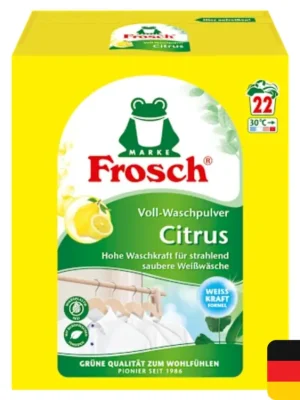 Frosch prací prášek 22 dávek Citrus na bílé prádlo 1,45 kg Oblíbený