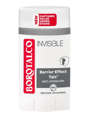Borotalco deodorant stick 40 ml Invisible Finální Výprodej