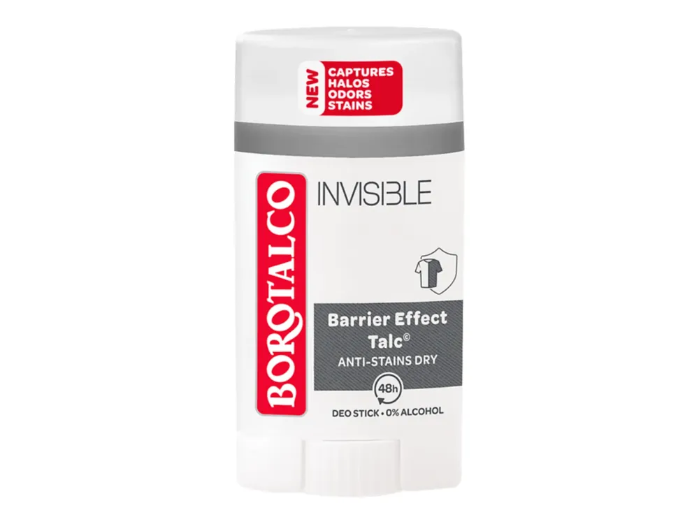 Borotalco deodorant stick 40 ml Invisible Finální Výprodej